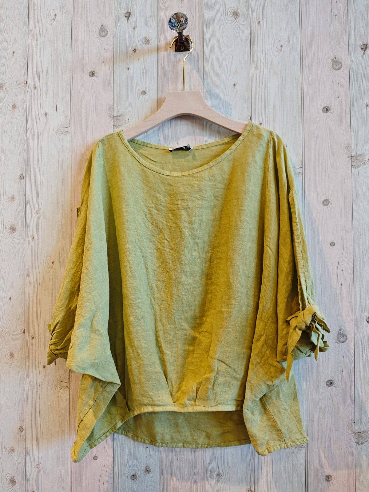 REF 11969 TIE SLEEVE BLOUSE