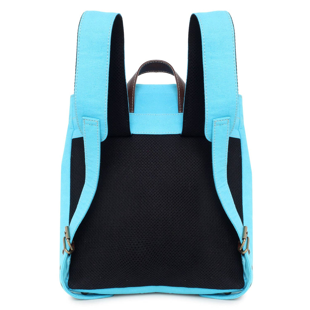 Up-cycled Canvas, Rug & Leather Women's Backpack