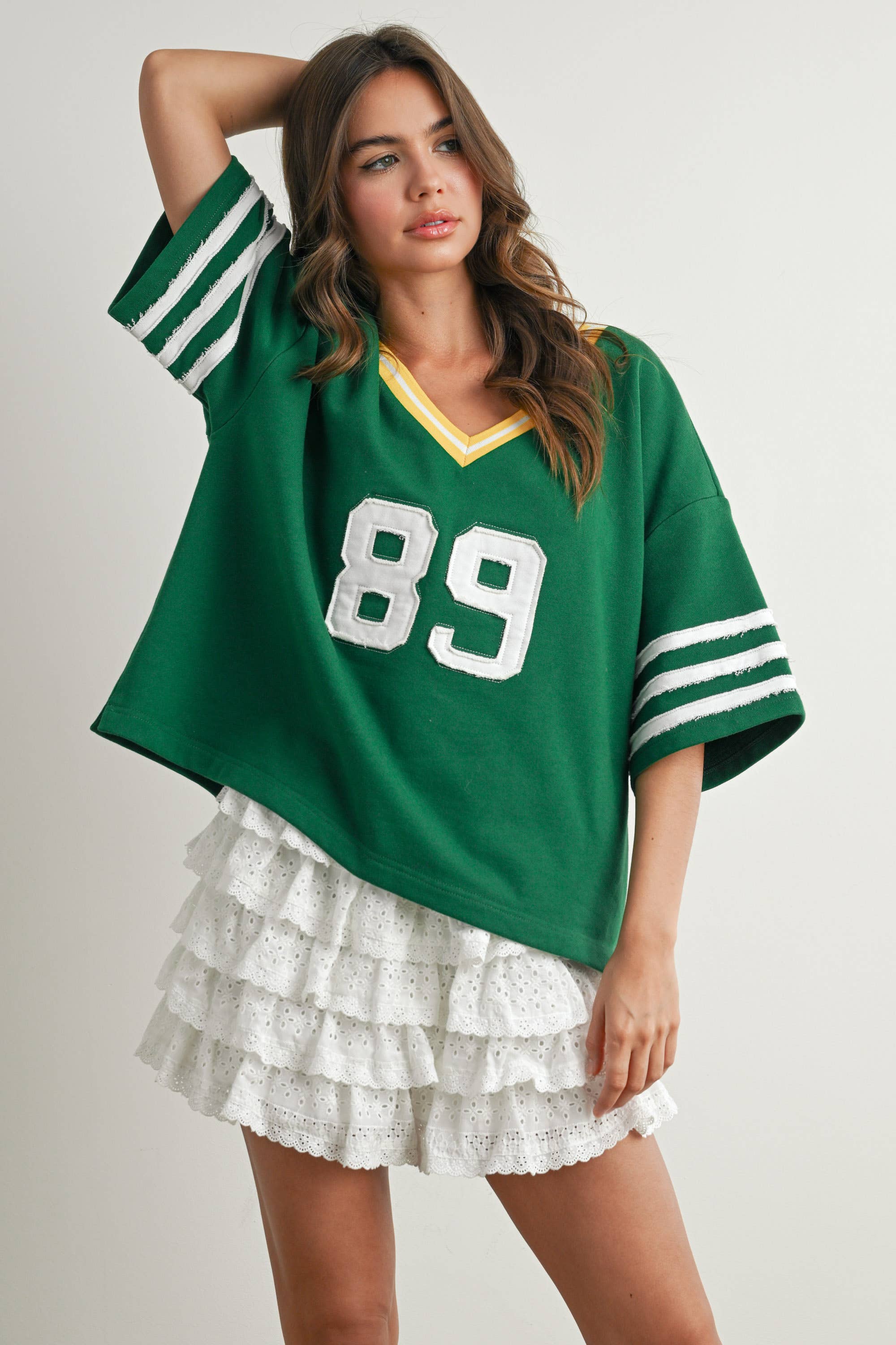 Varsity Spirit Oversized Shirt - BMT7734