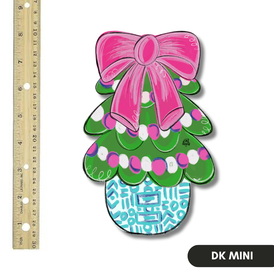 DK Chritmas Pink Bow Mini