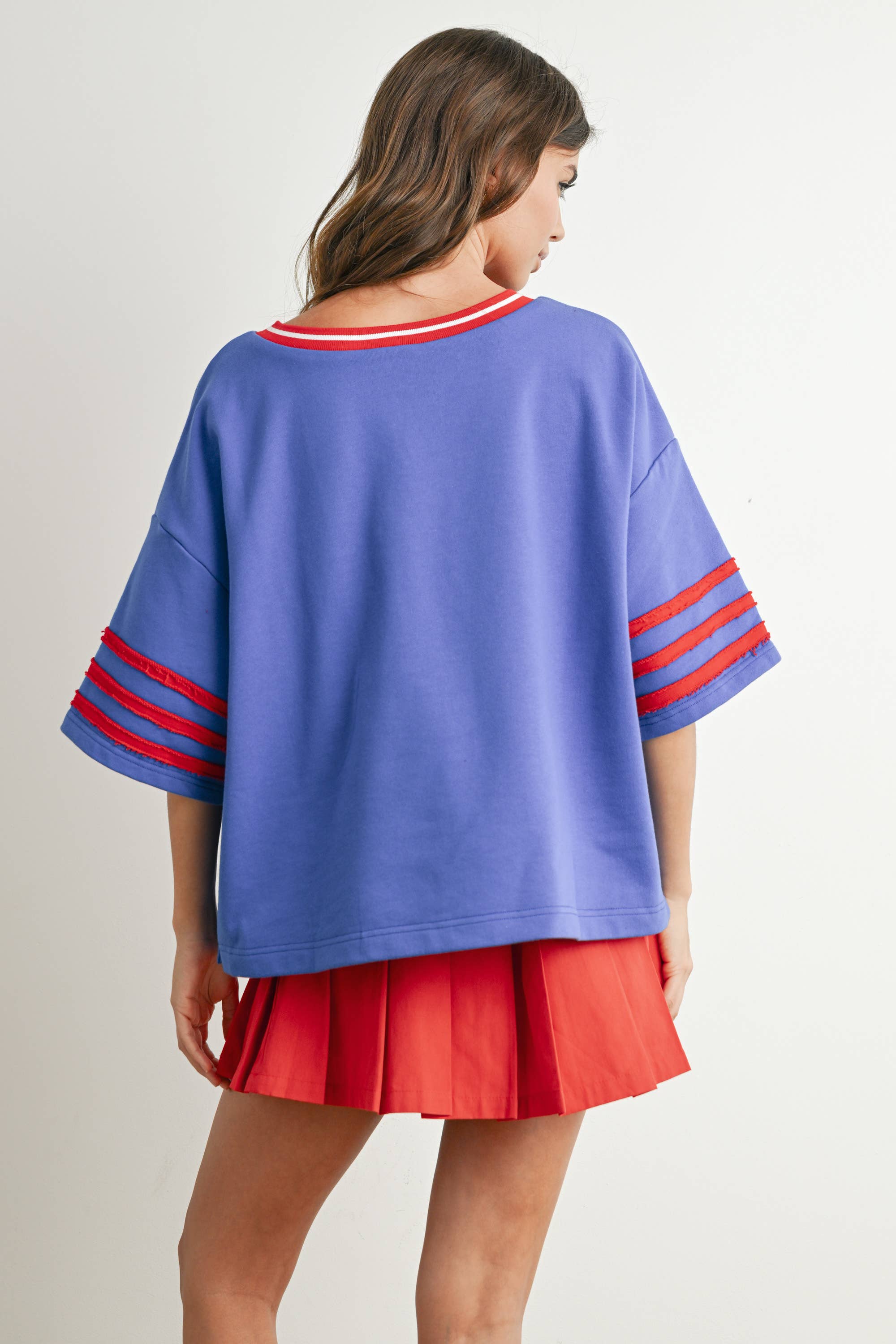Varsity Spirit Oversized Shirt - BMT7734