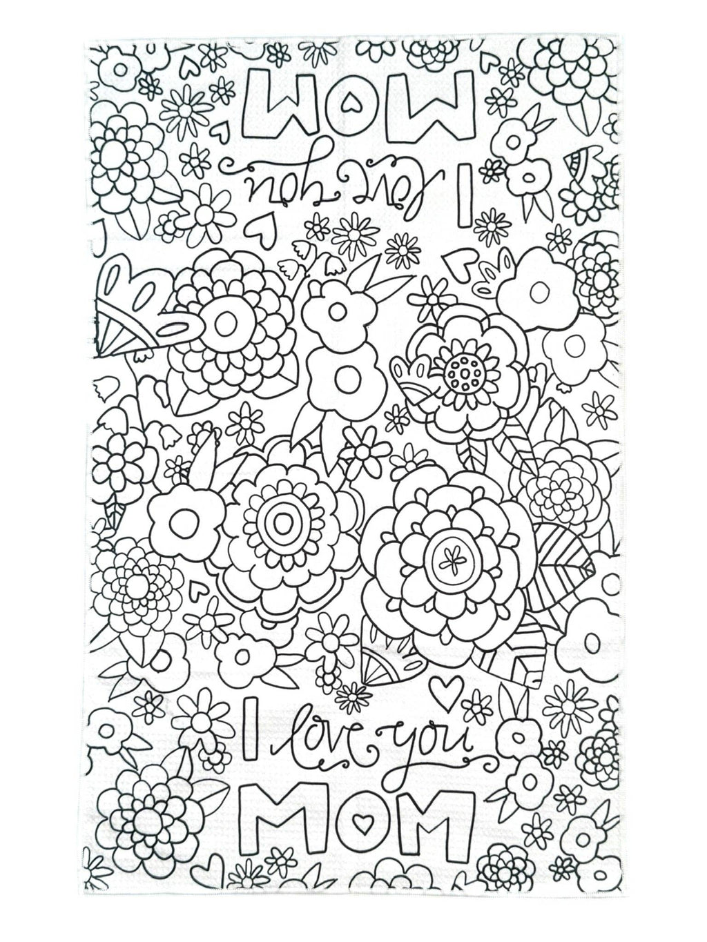 Mother's Day Coloring Gift Box