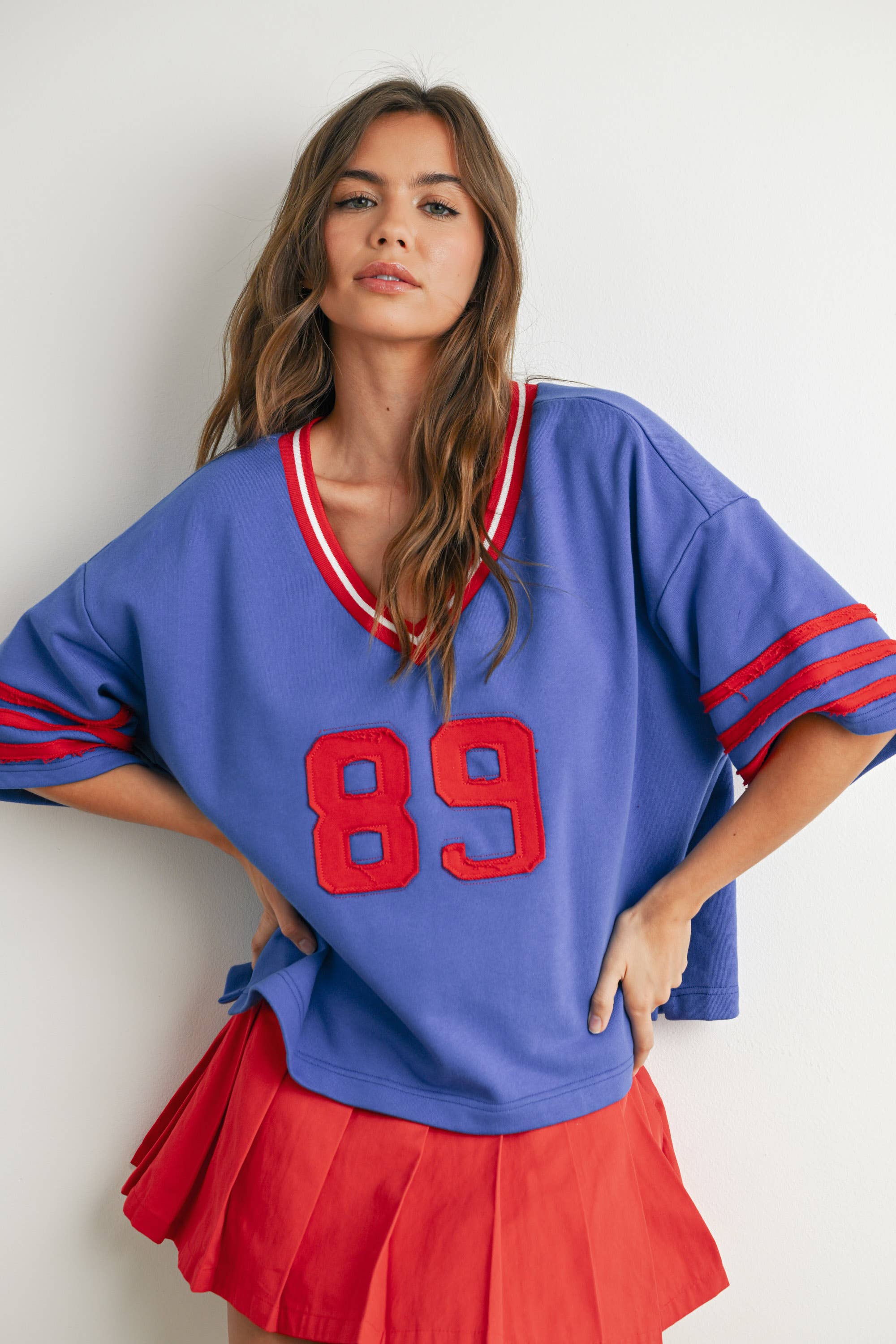 Varsity Spirit Oversized Shirt - BMT7734