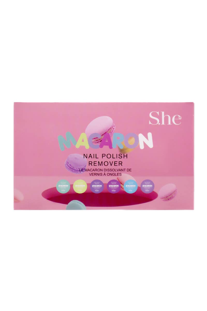 SHE NR411 Macaron Nail Polish Remover Pads - 24 pcs