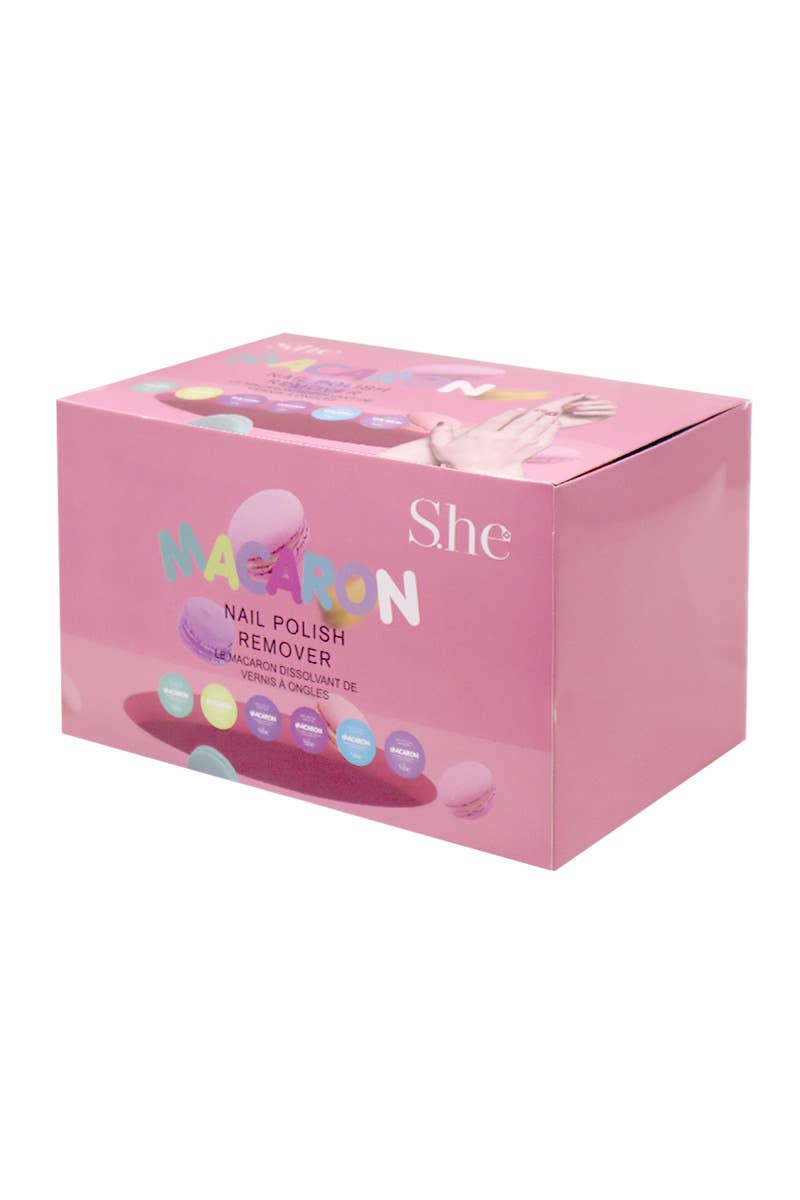 SHE NR411 Macaron Nail Polish Remover Pads - 24 pcs