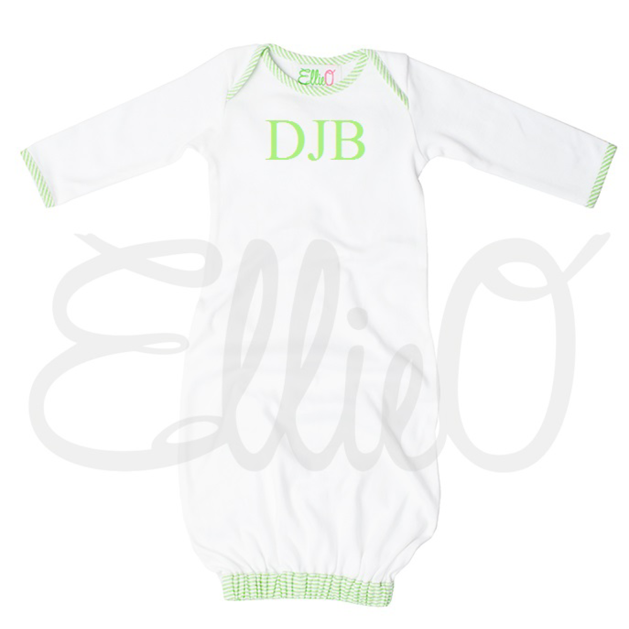 Seersucker Baby Infant Gown