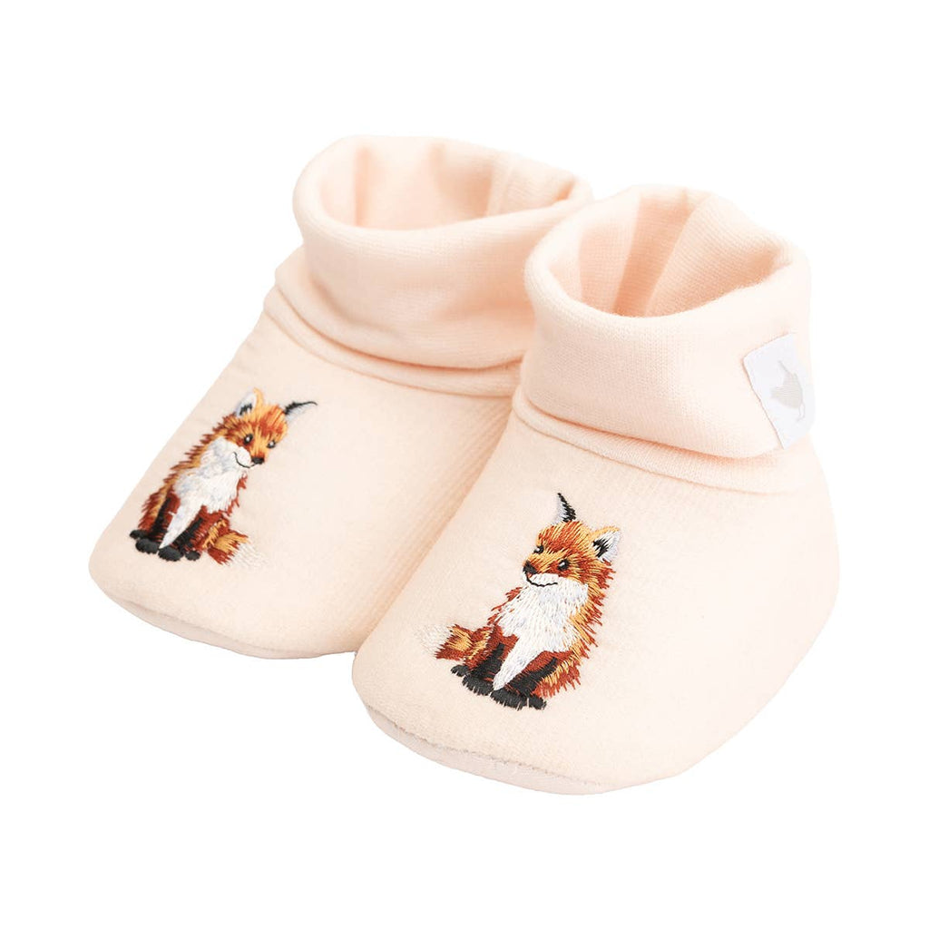 Little Wren Embroidered Booties Little Forest