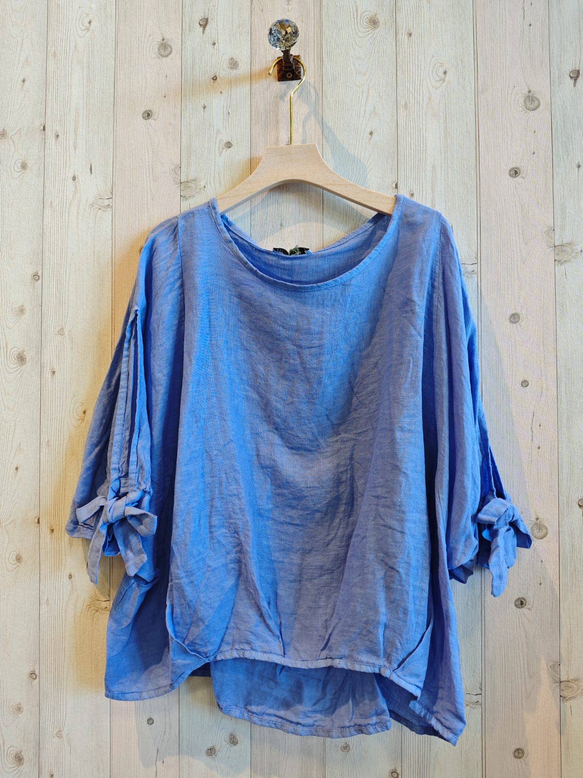 REF 11969 TIE SLEEVE BLOUSE