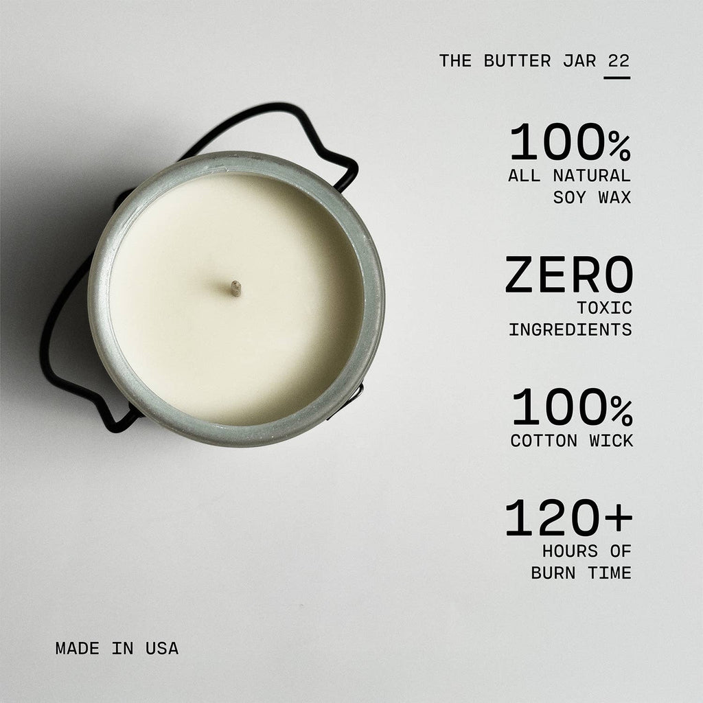 22 oz Butter Jar Candle: Limoncello
