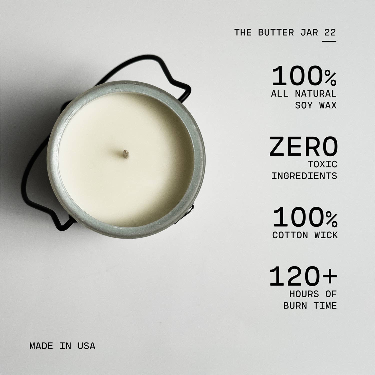 22 oz Butter Jar Candle: Limoncello