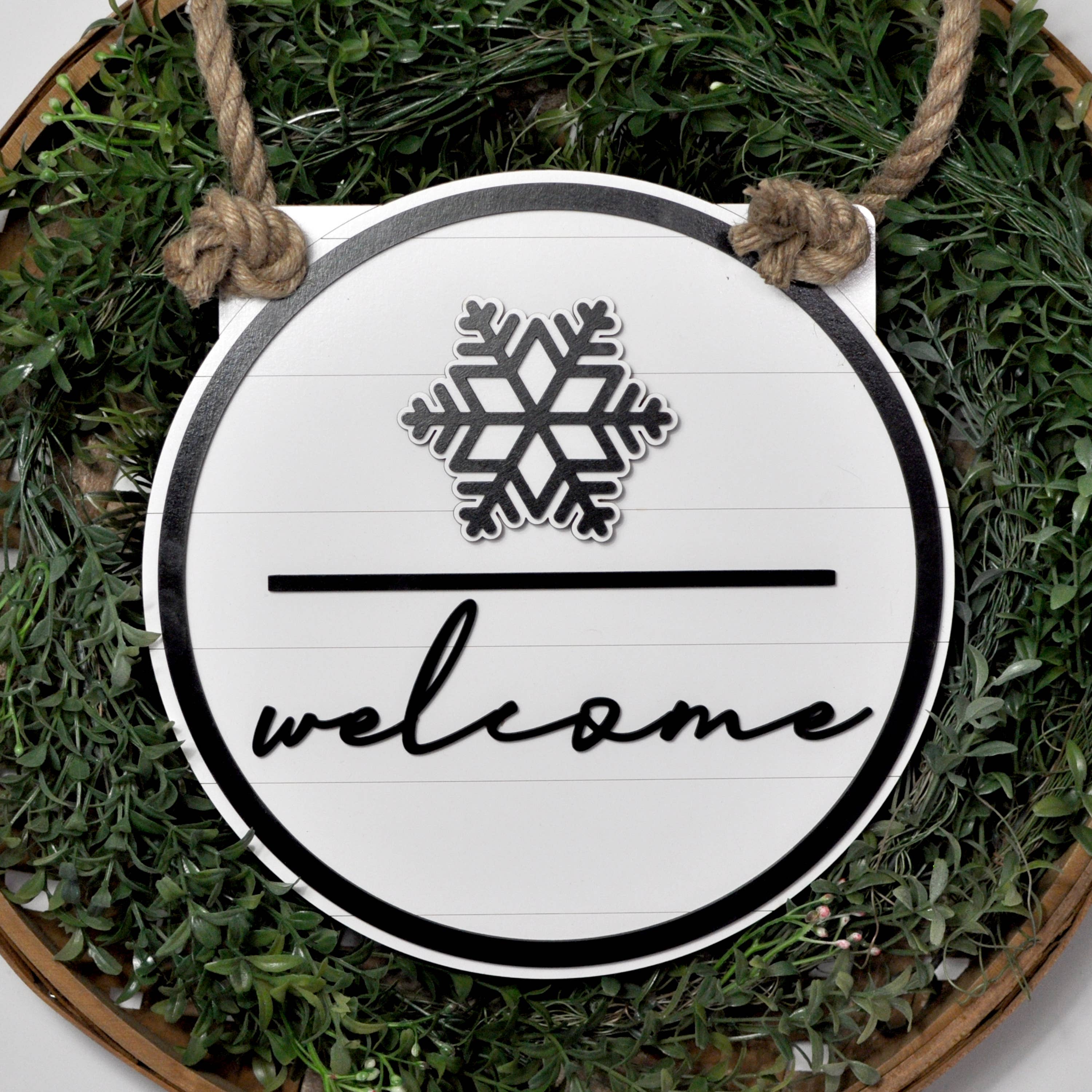 Interchangeable Welcome Sign