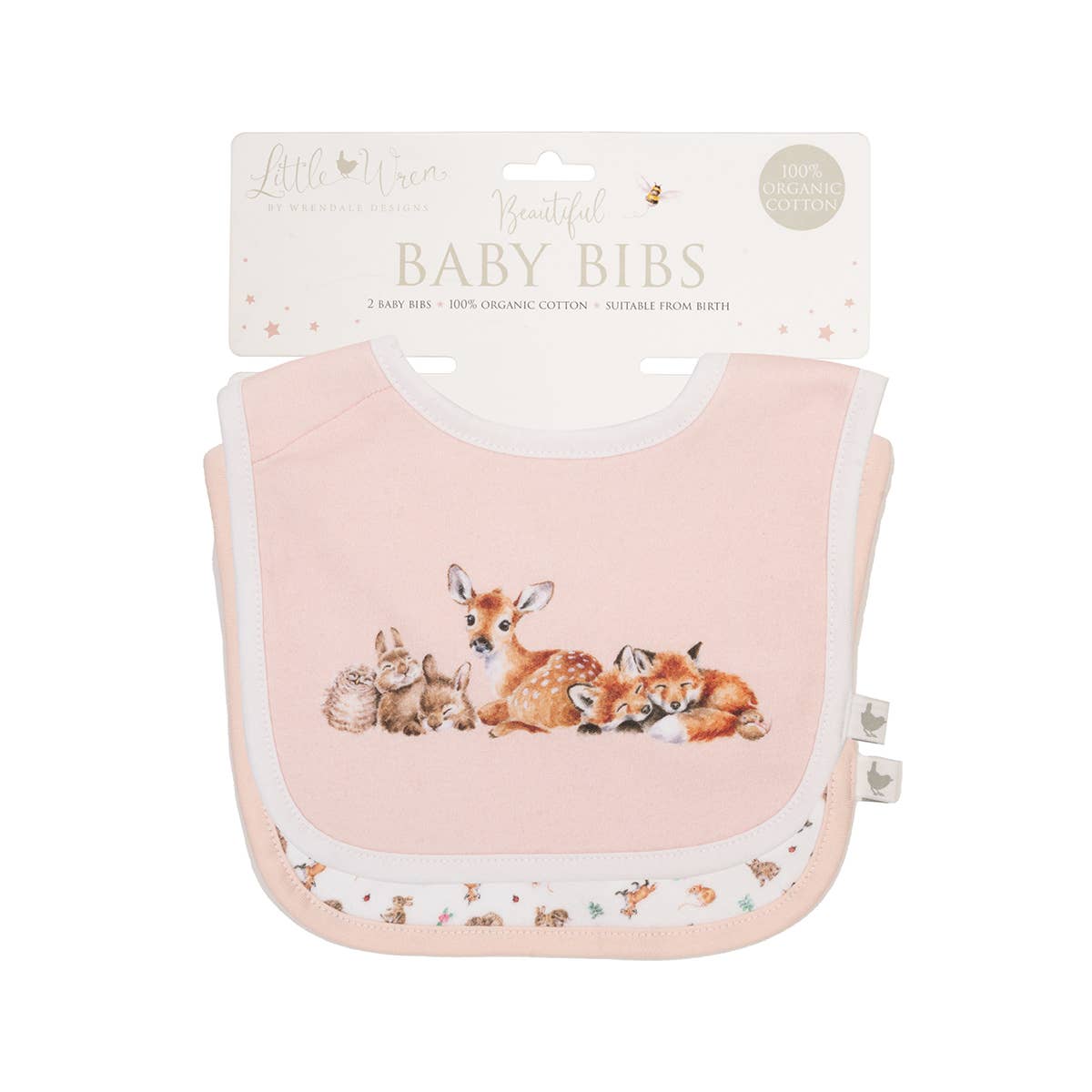 Little Wren Bib Gift Set - Little Forest