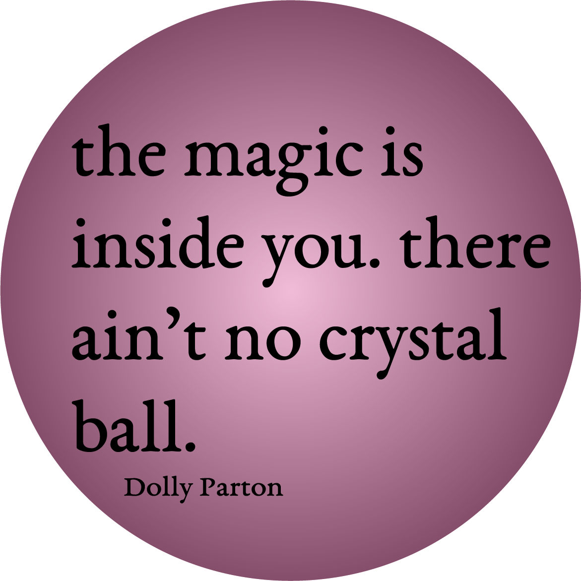 The Magic is inside you Sticker