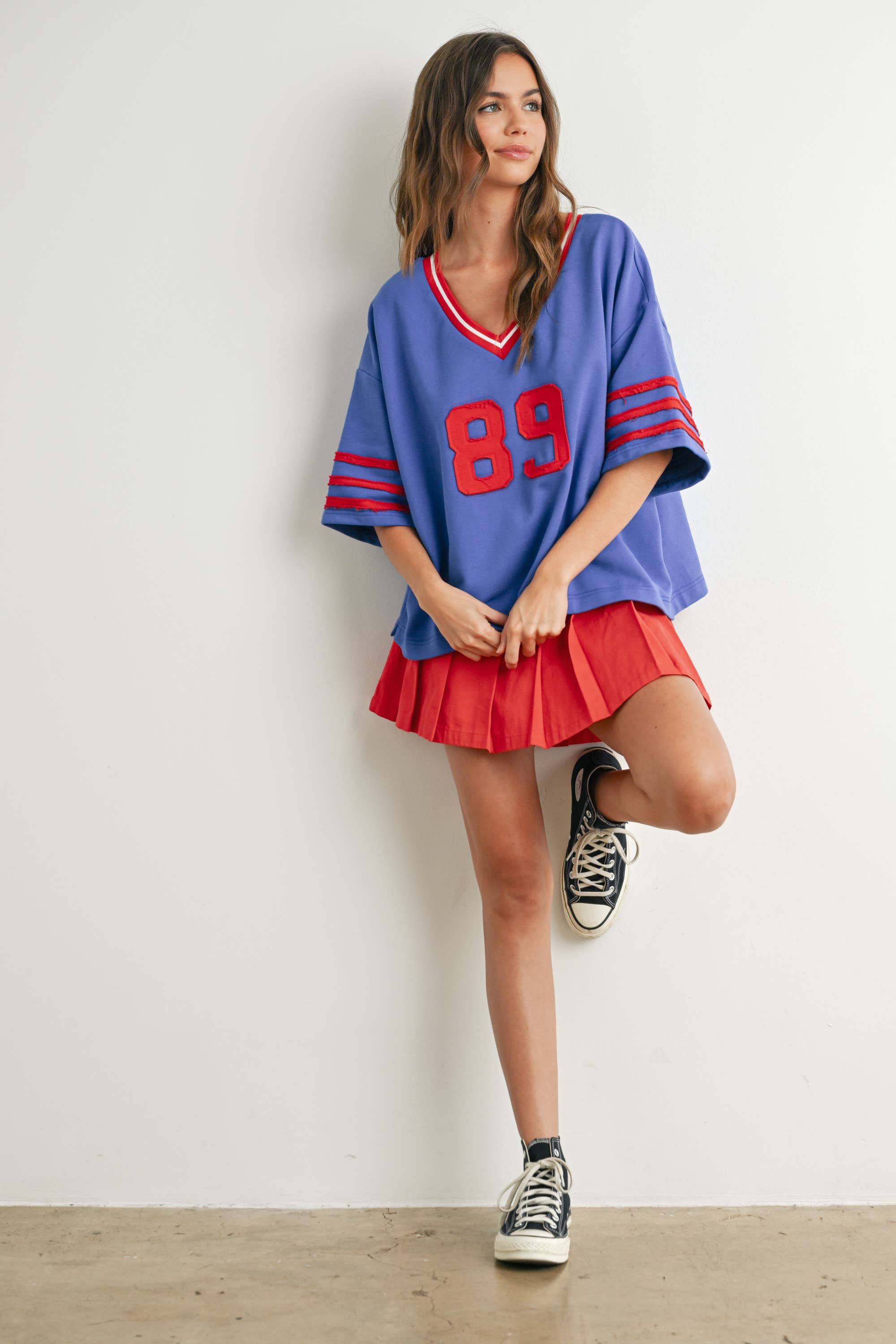 Varsity Spirit Oversized Shirt - BMT7734