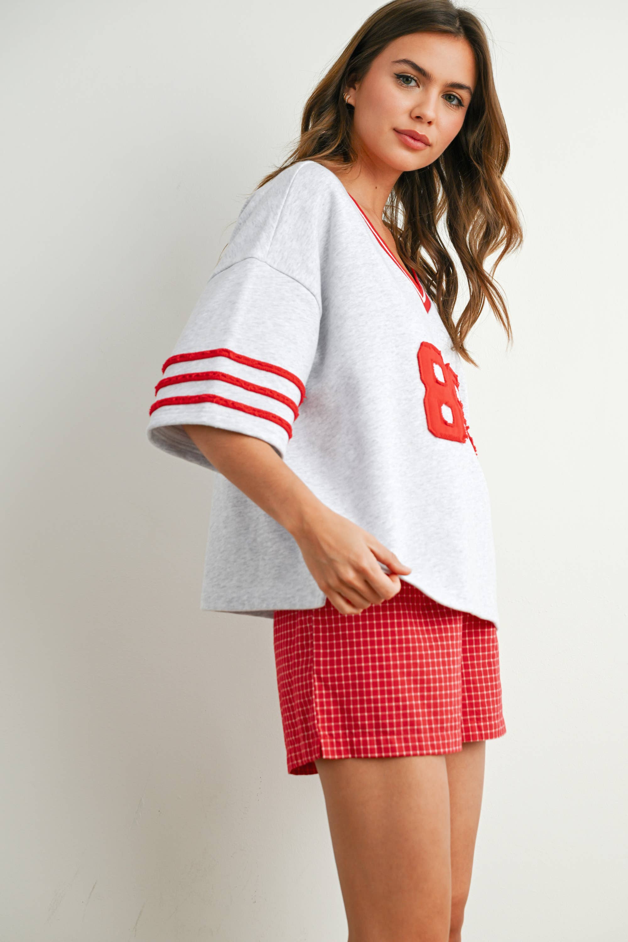 Varsity Spirit Oversized Shirt - BMT7734