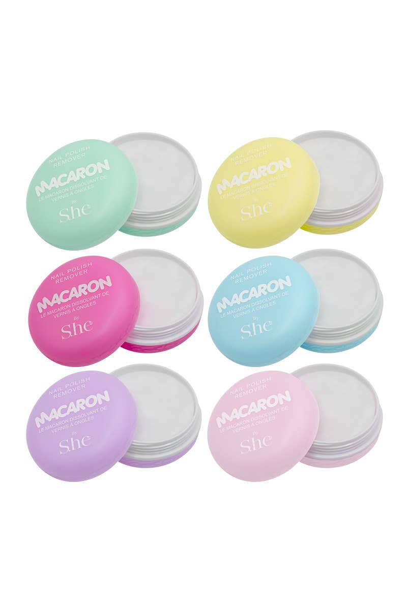 SHE NR411 Macaron Nail Polish Remover Pads - 24 pcs