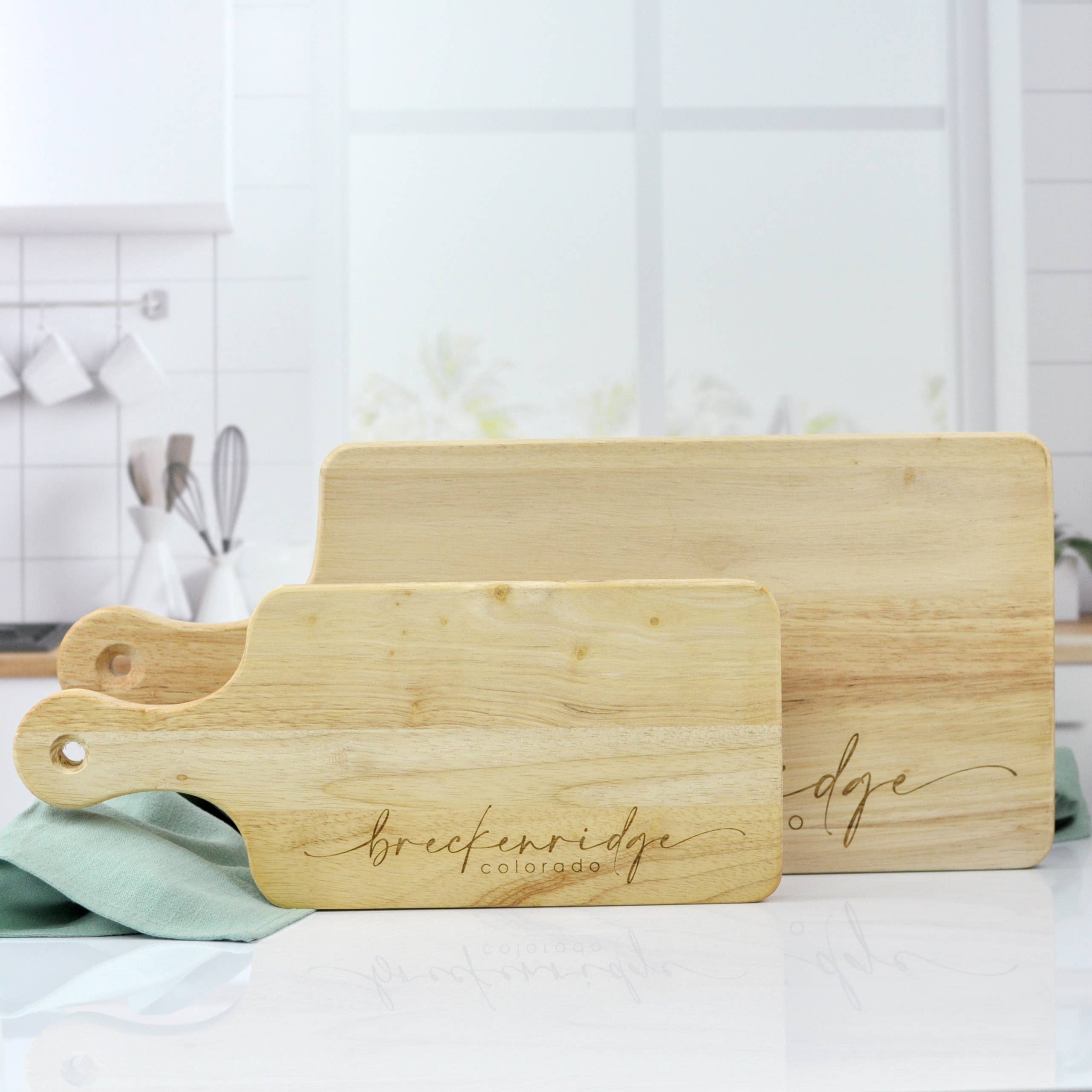 Large City Pride Cutting Board - Customizable Hometown Gift