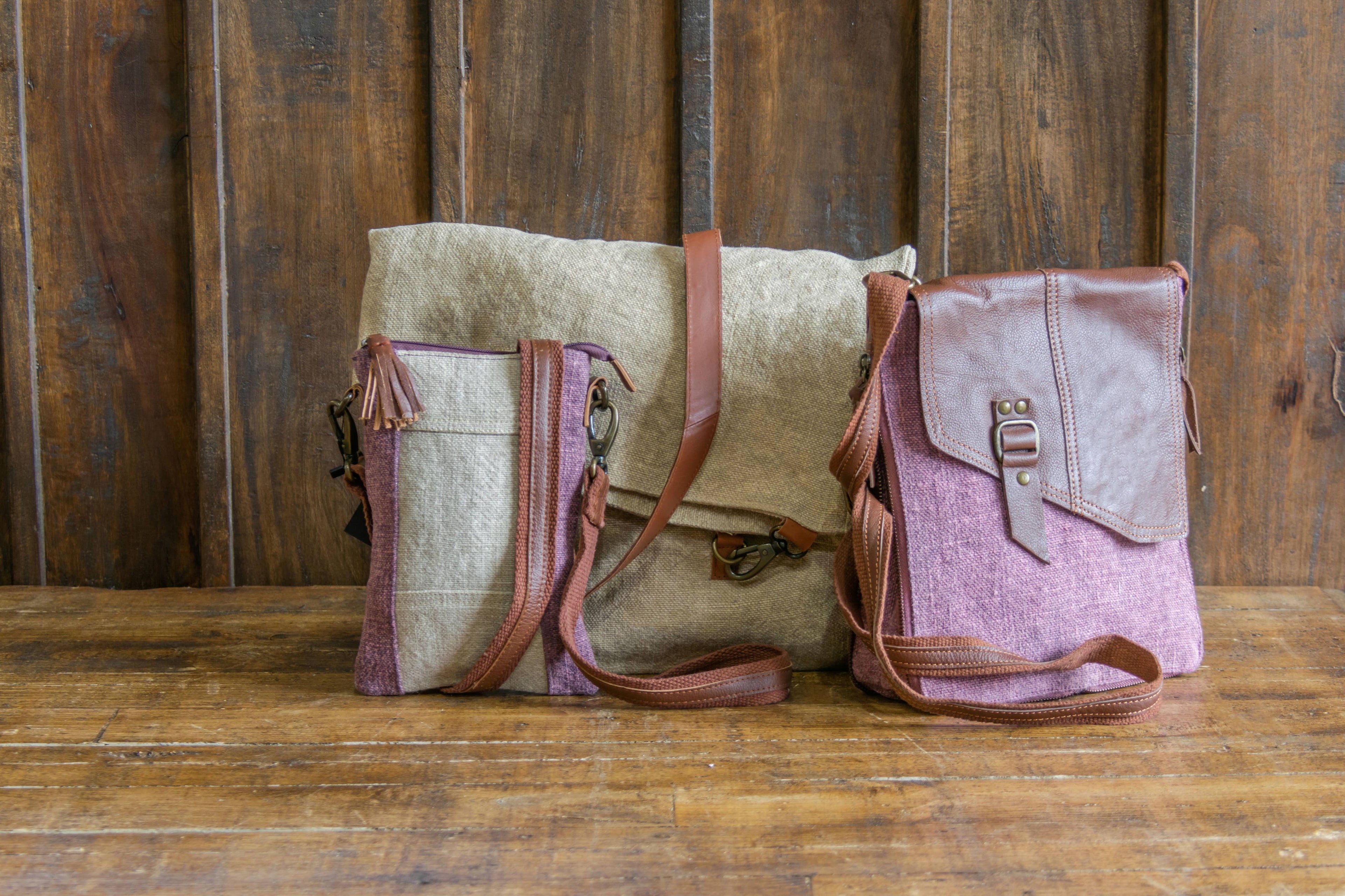 Foldover Natural Jute Crossbody