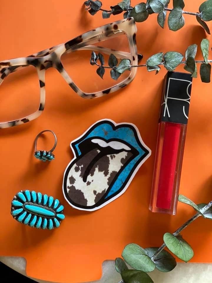 Western Mouth Sticker