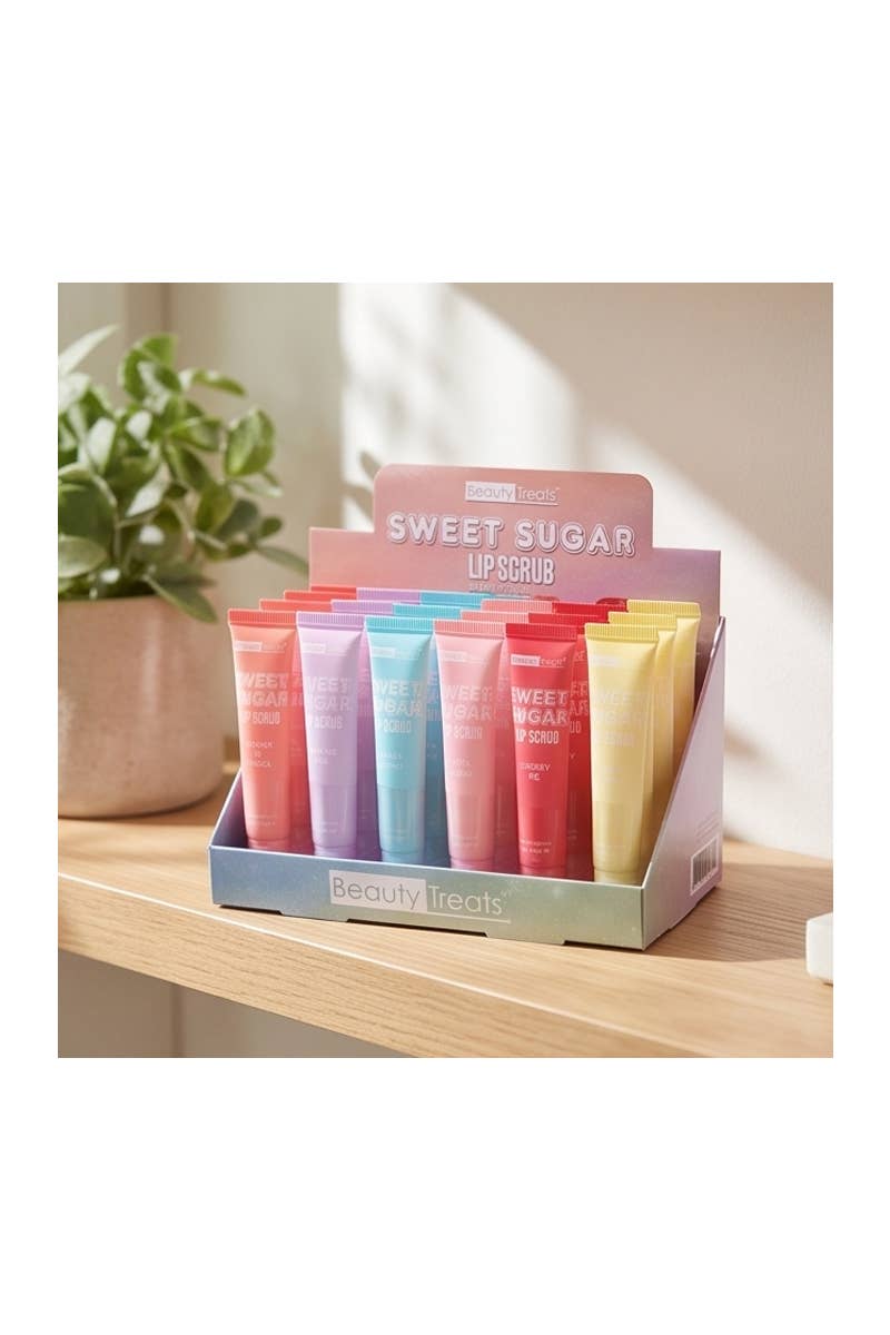 Beauty Treats 195 Sweet Sugar Lip Scrub - 24pc