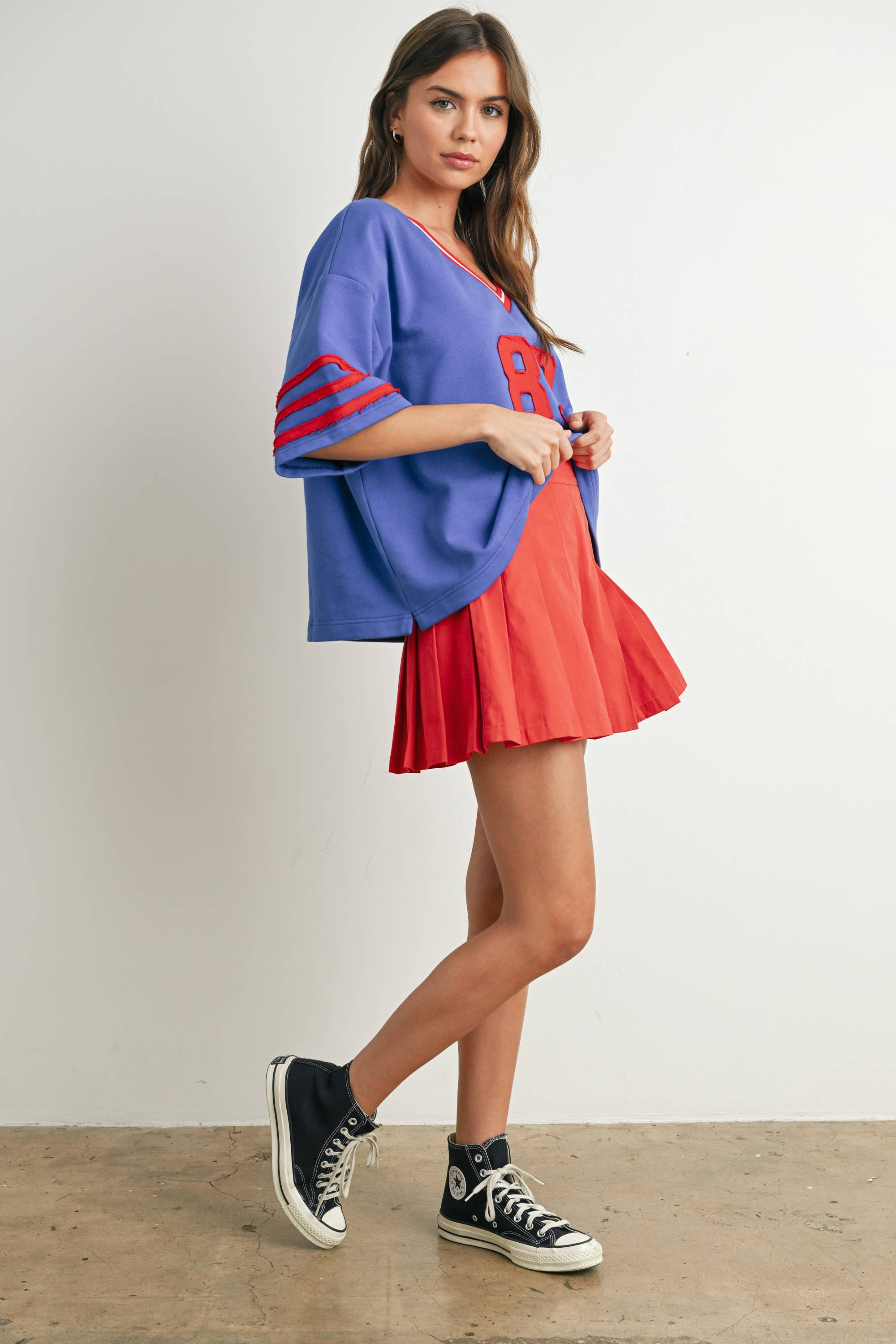 Varsity Spirit Oversized Shirt - BMT7734