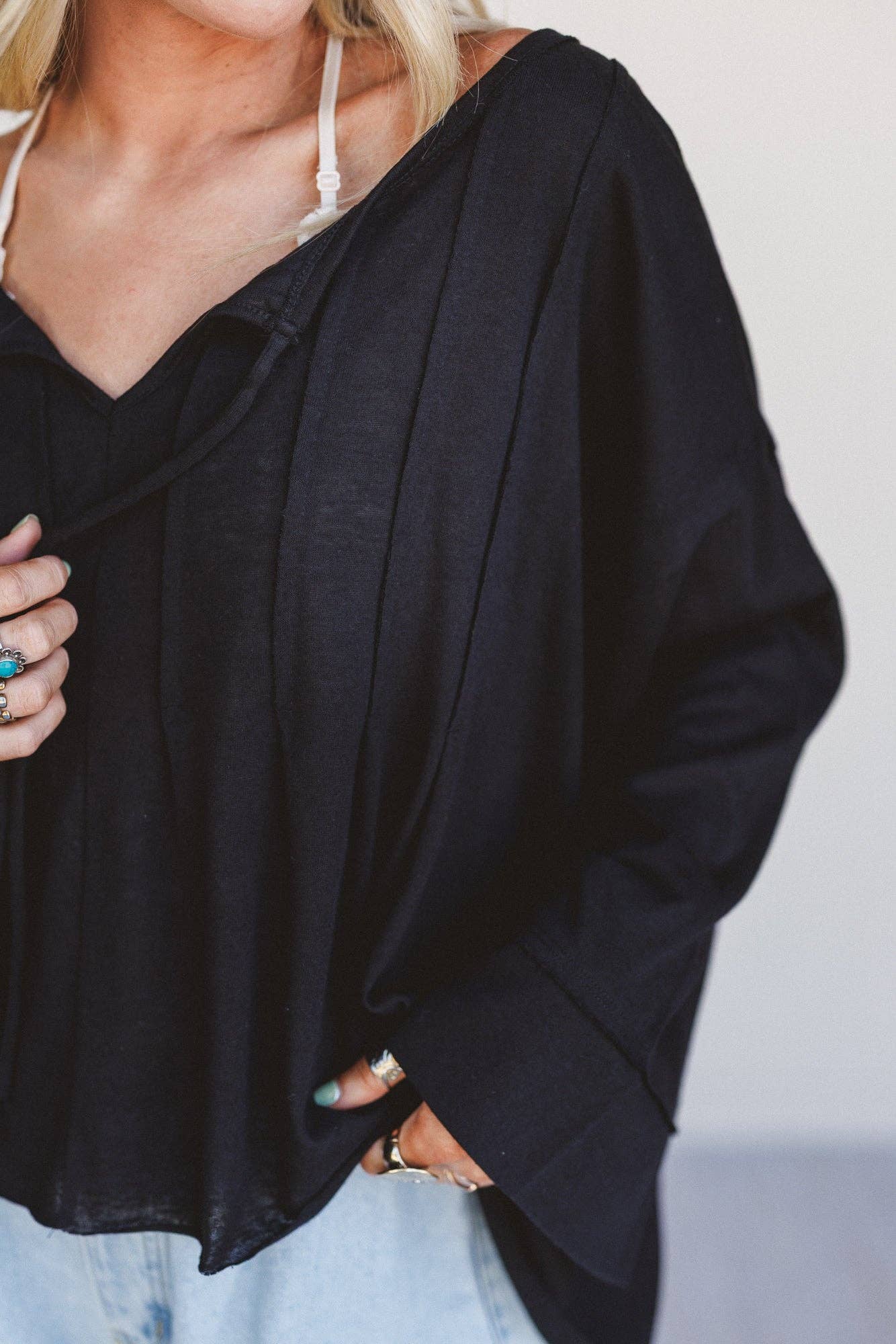 Isla Drift Top - Black