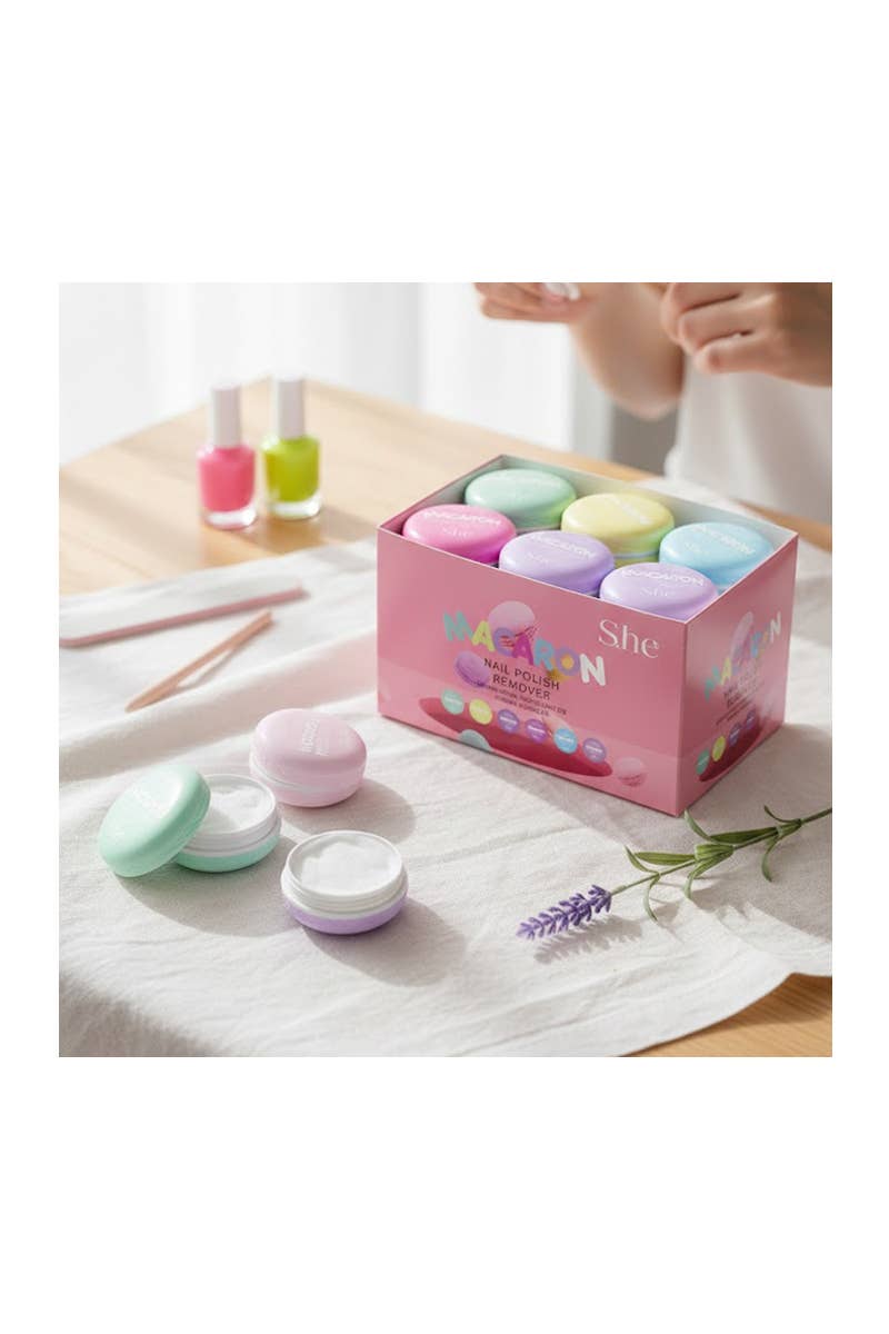 SHE NR411 Macaron Nail Polish Remover Pads - 24 pcs