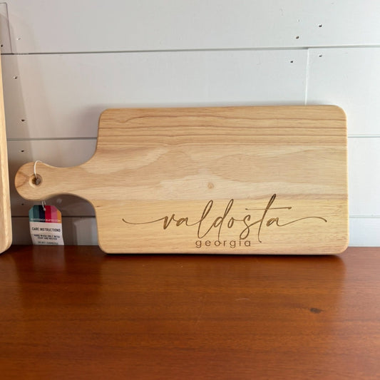 Large Valdosta Pride Cutting Board