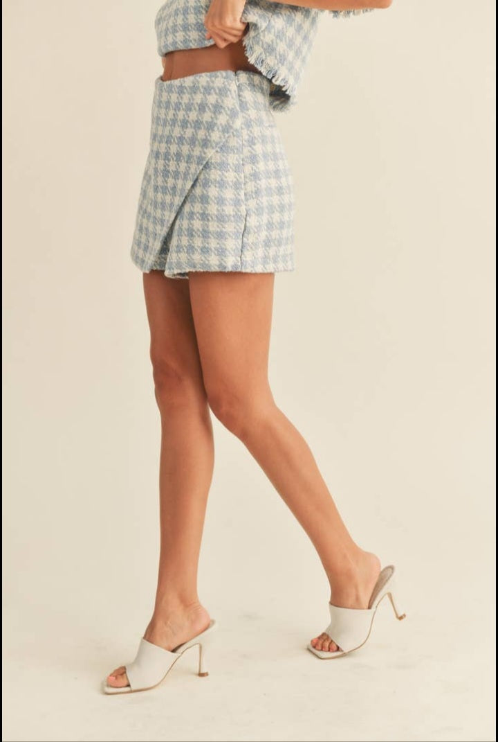 Blair Waldorf Inspired Tweed Skort