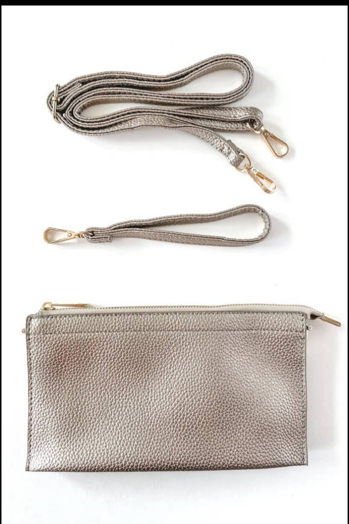 Abby Handbag, Pewter