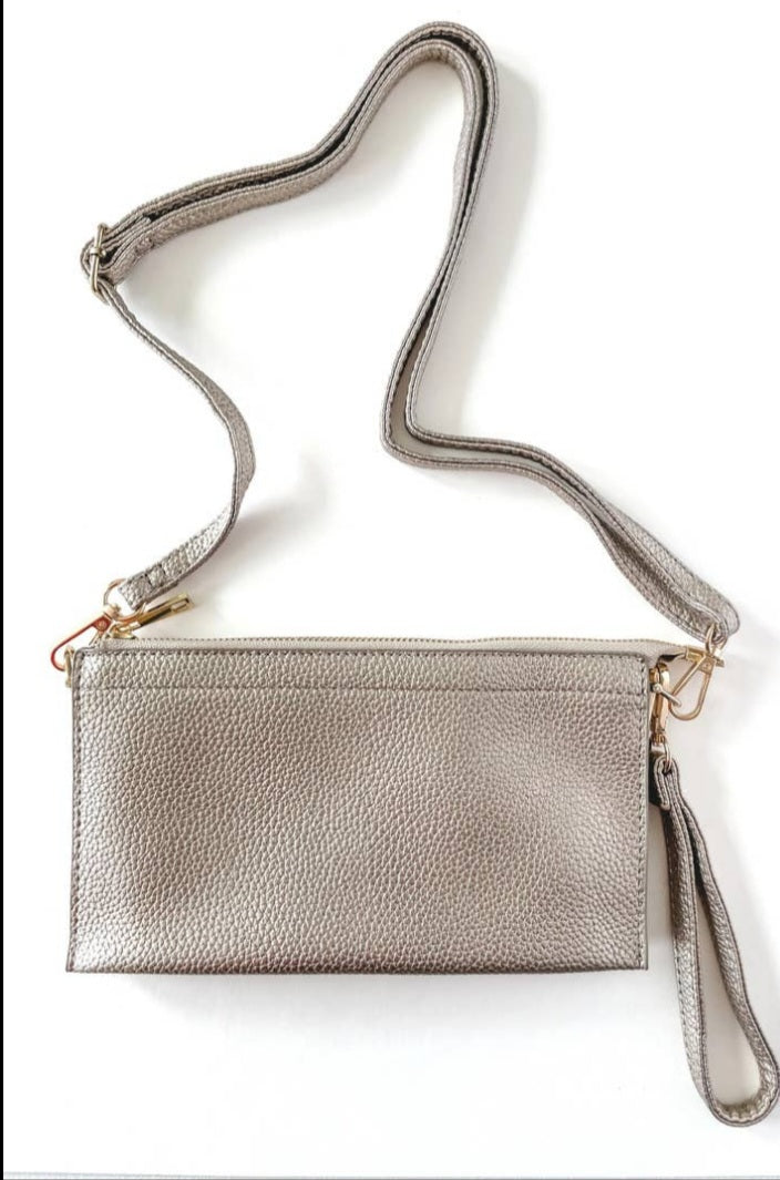 Abby Handbag, Pewter