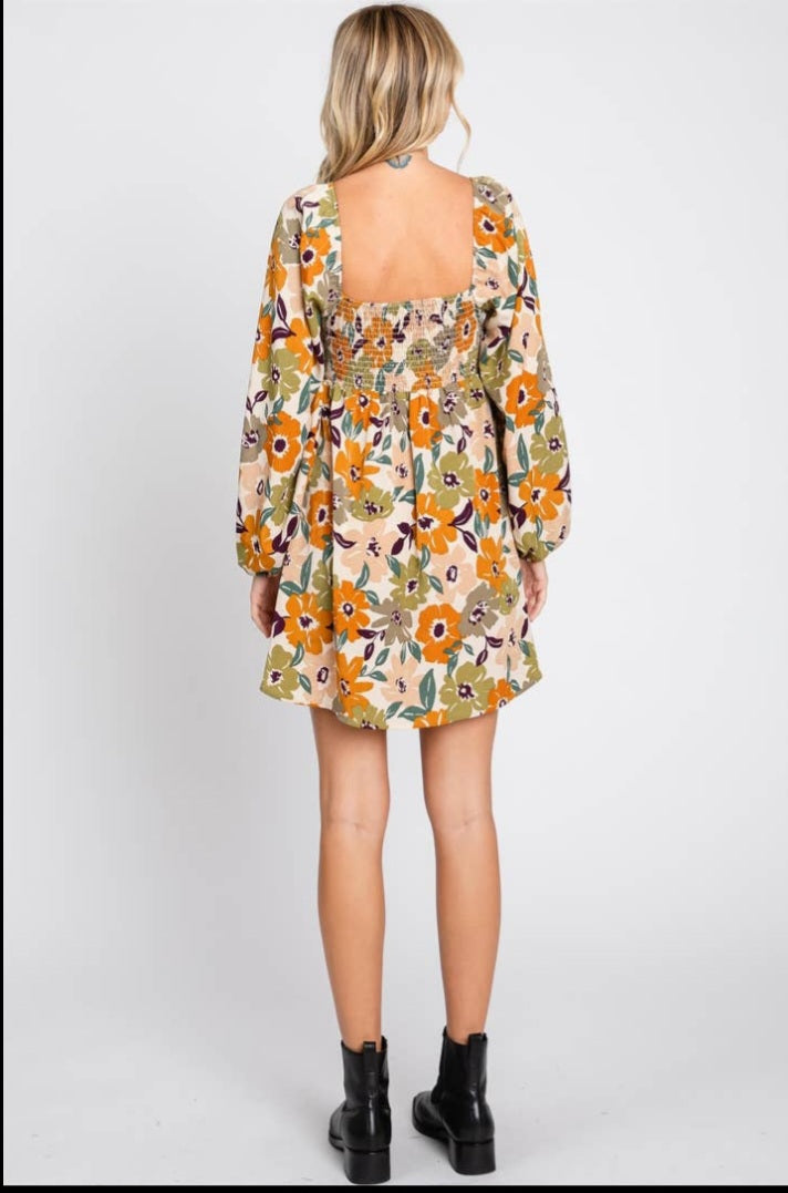 Mackenzie Floral Babydoll Dress