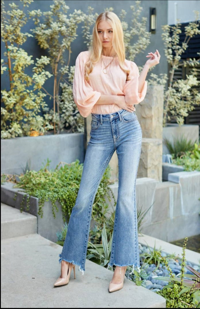 Mid-Rise Bootcut Jeans