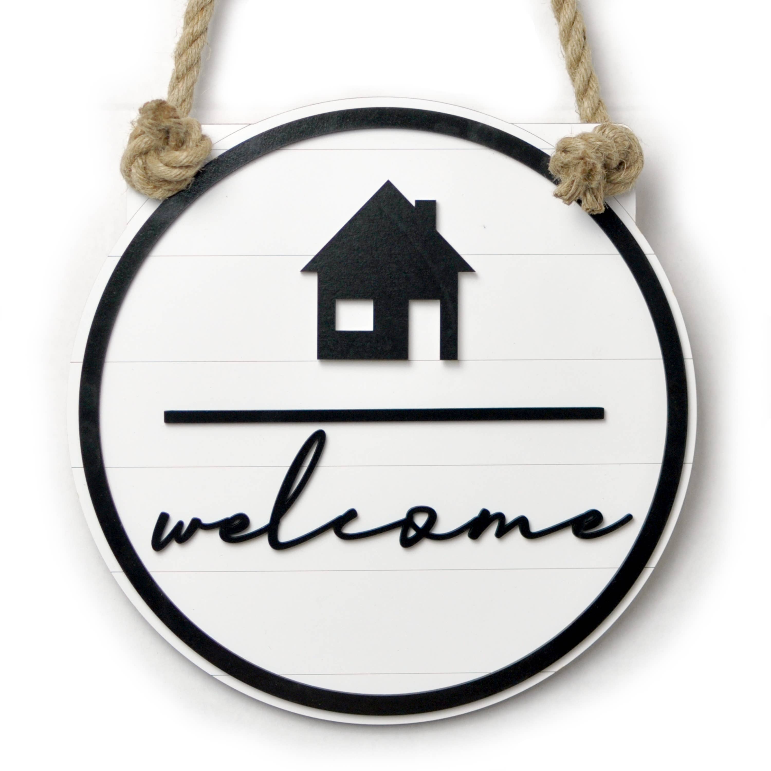 Interchangeable Welcome Sign