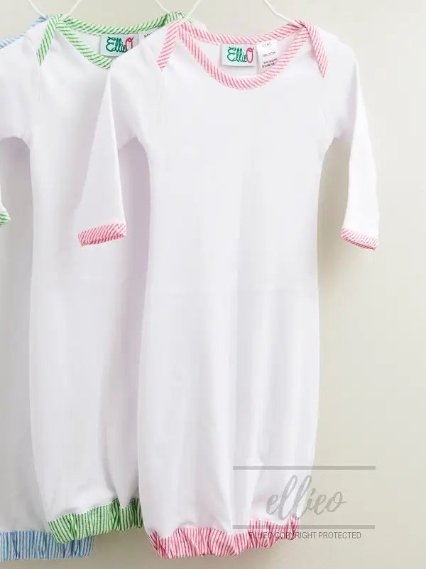 Seersucker Baby Infant Gown