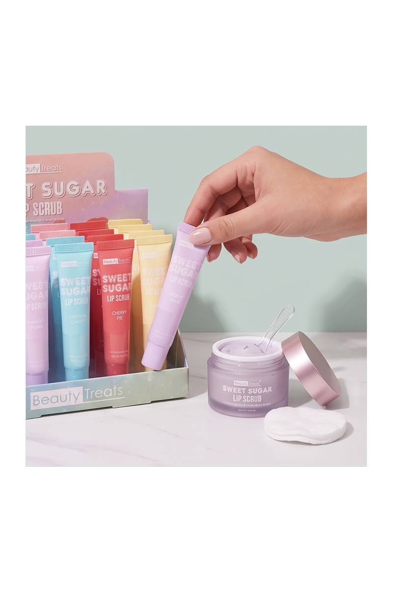 Beauty Treats 195 Sweet Sugar Lip Scrub - 24pc