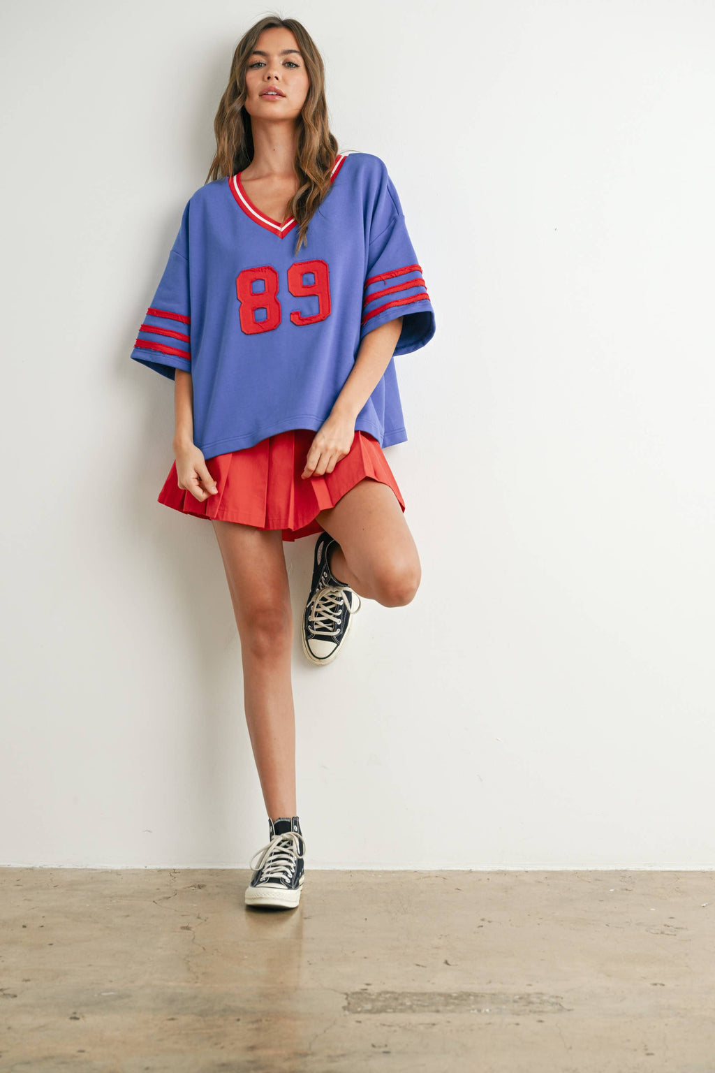 Varsity Spirit Oversized Shirt - BMT7734