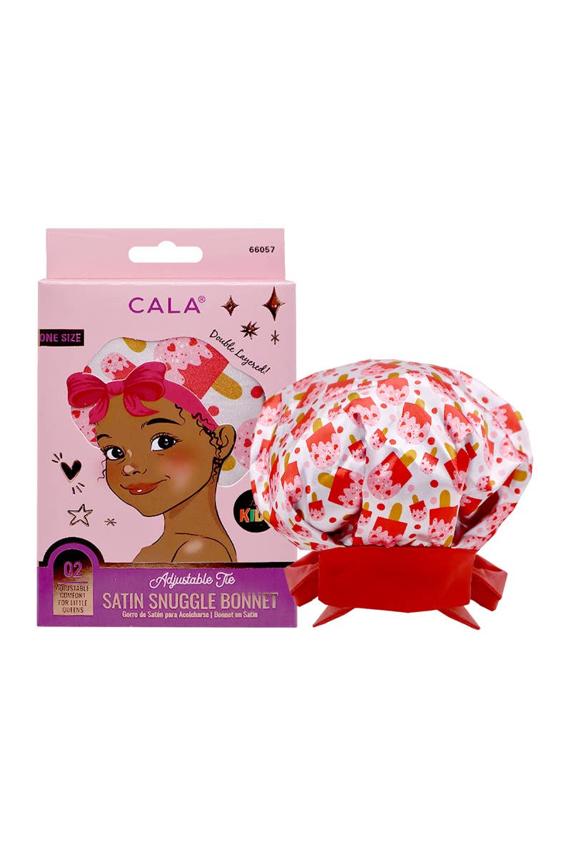 CALA 66057 Ice Cream Pops Kids Satin Bonnet - 6pcs