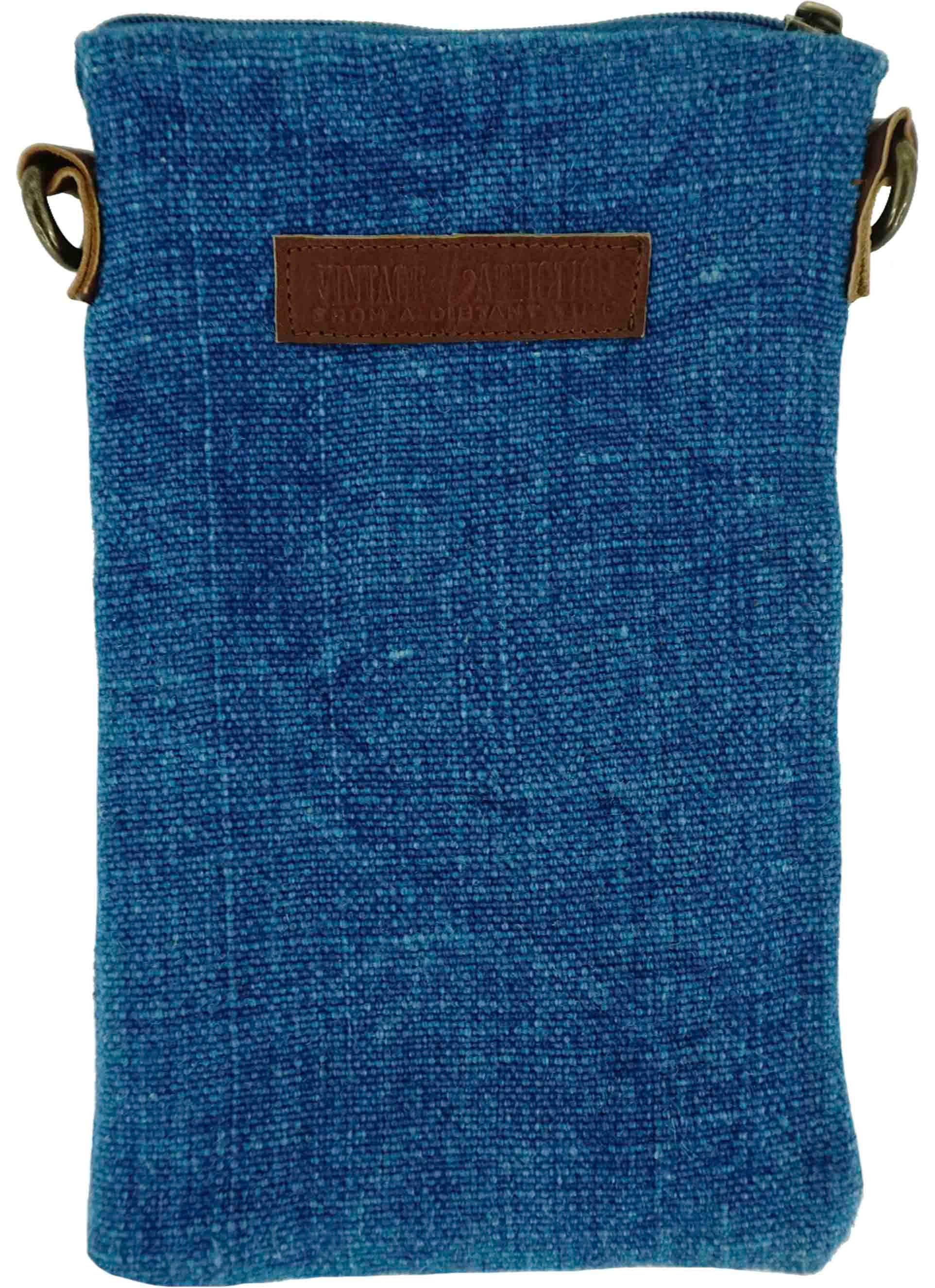 Two-tone Jute Crossbody-Natural/Moroccan Blue