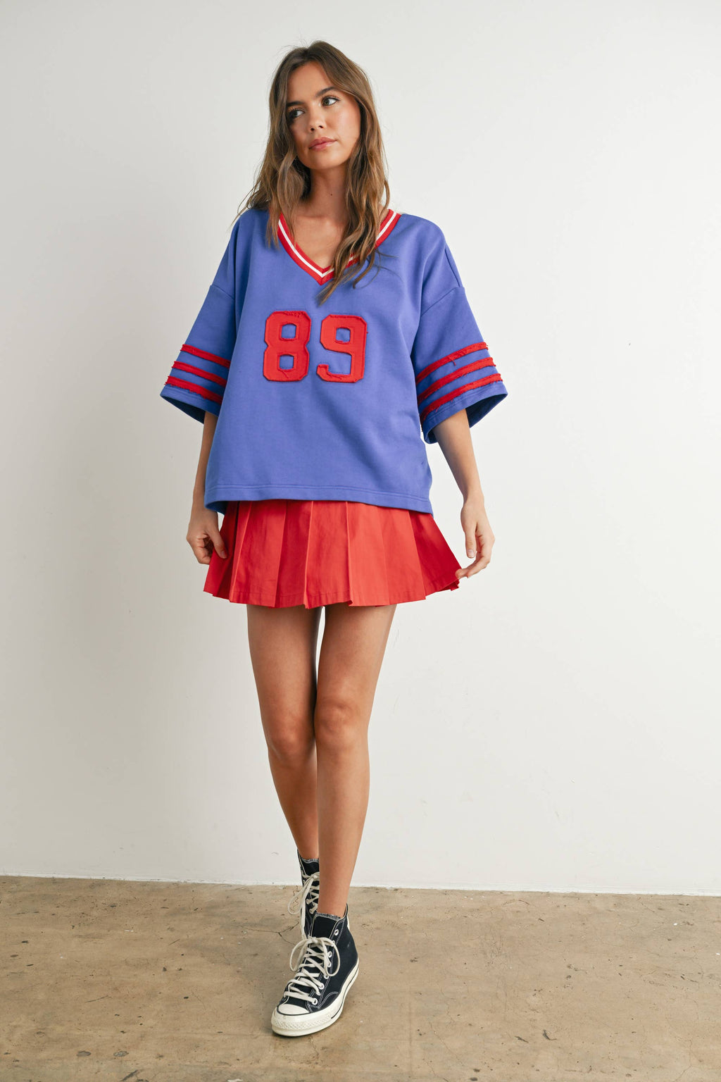Varsity Spirit Oversized Shirt - BMT7734