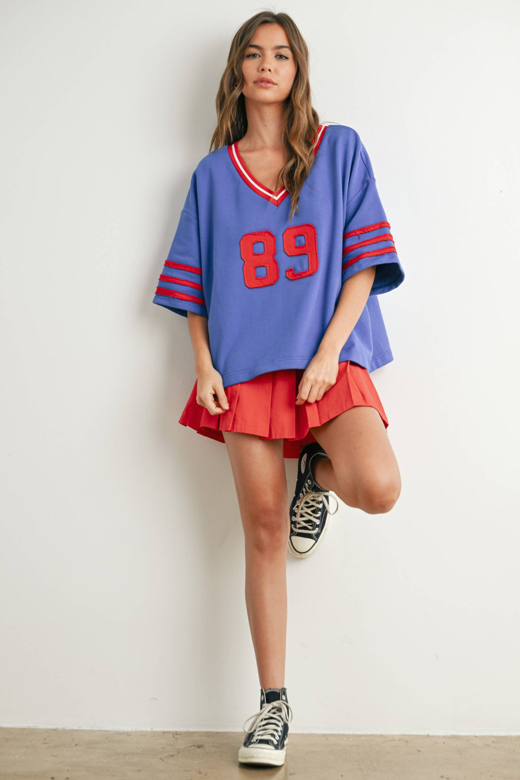 Varsity Spirit Oversized Shirt - BMT7734