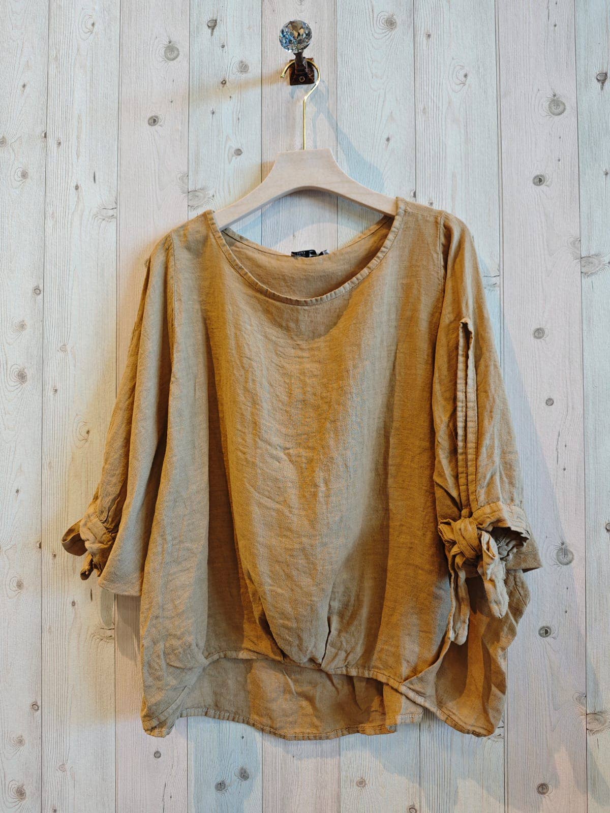 REF 11969 TIE SLEEVE BLOUSE