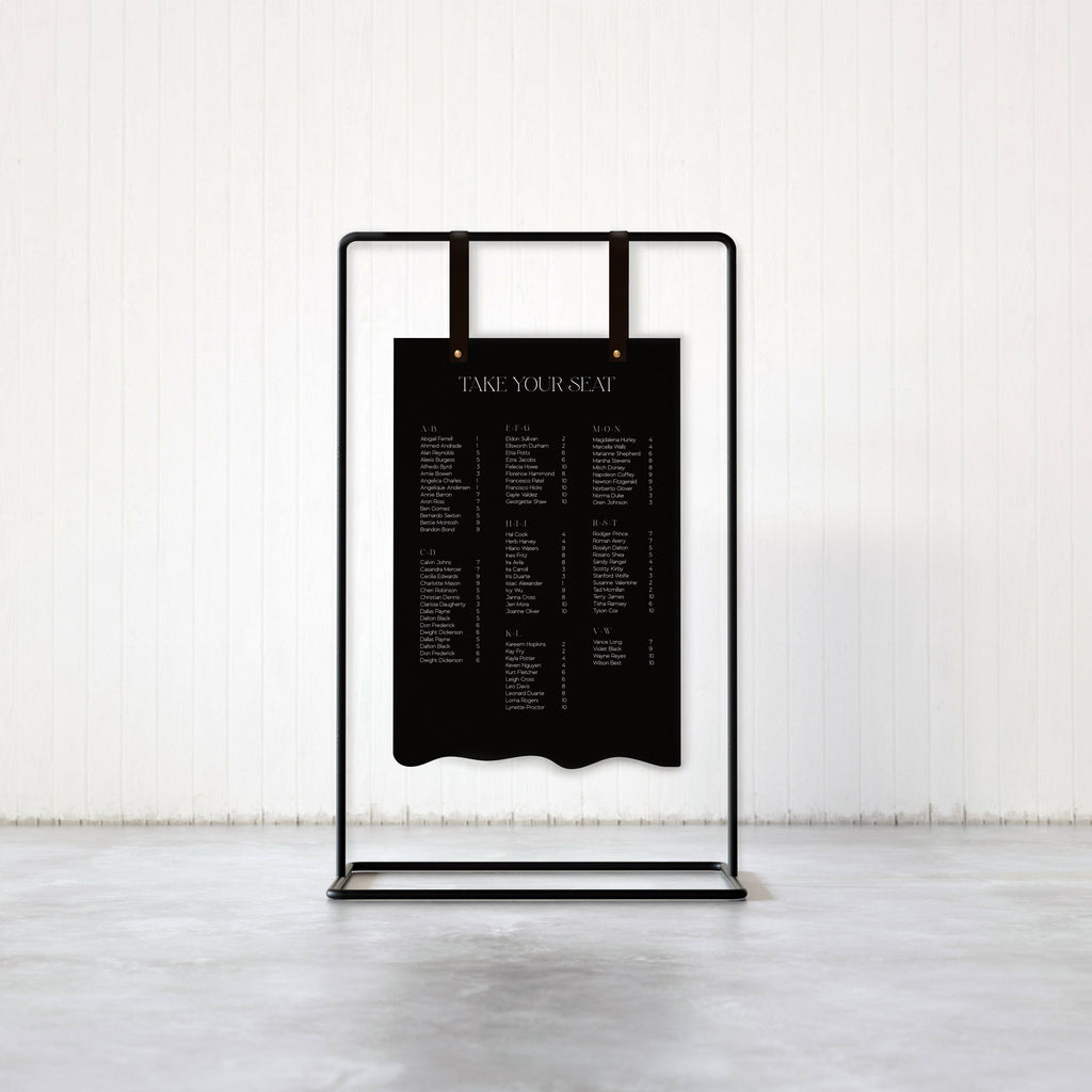 Leather Signage Hanger