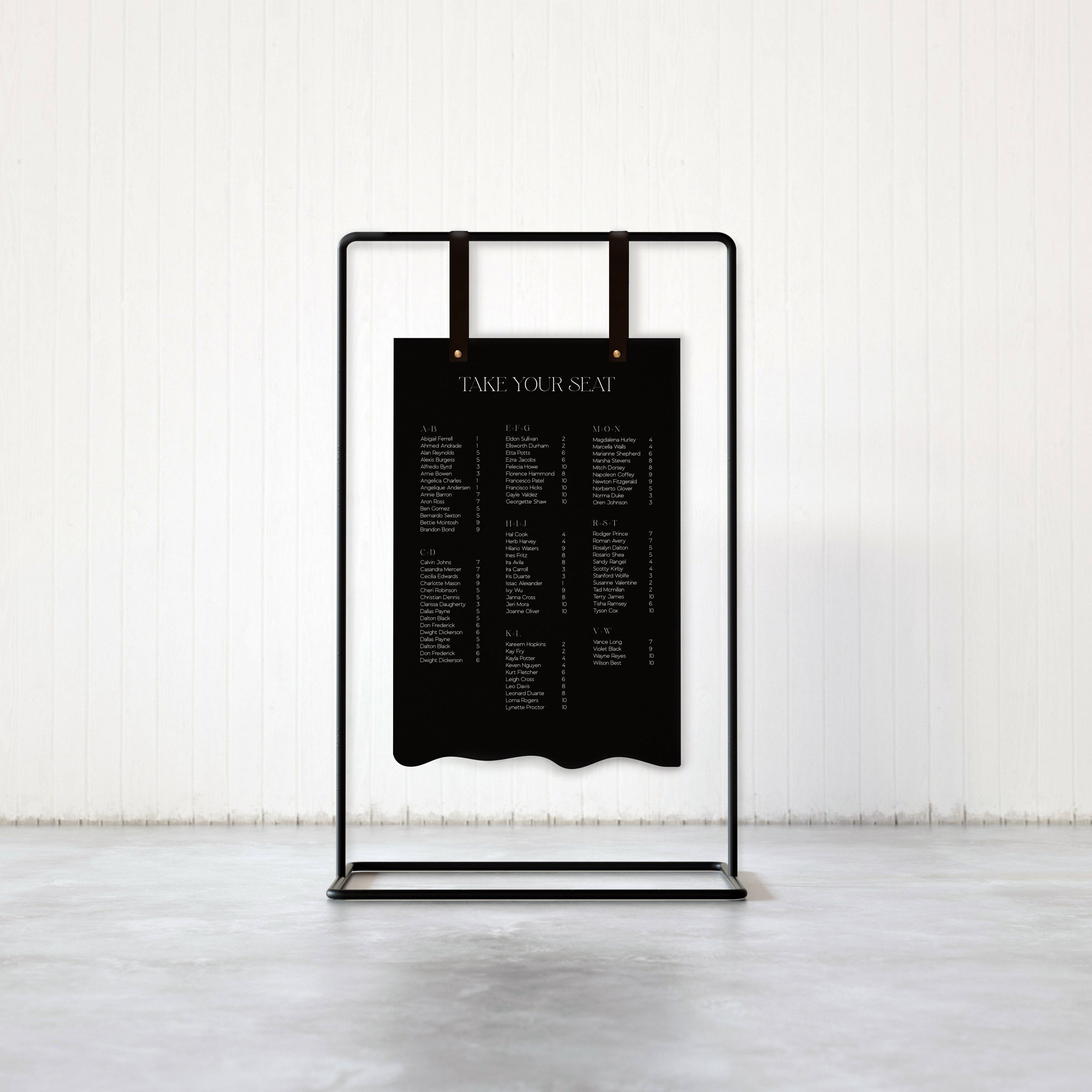 Leather Signage Hanger