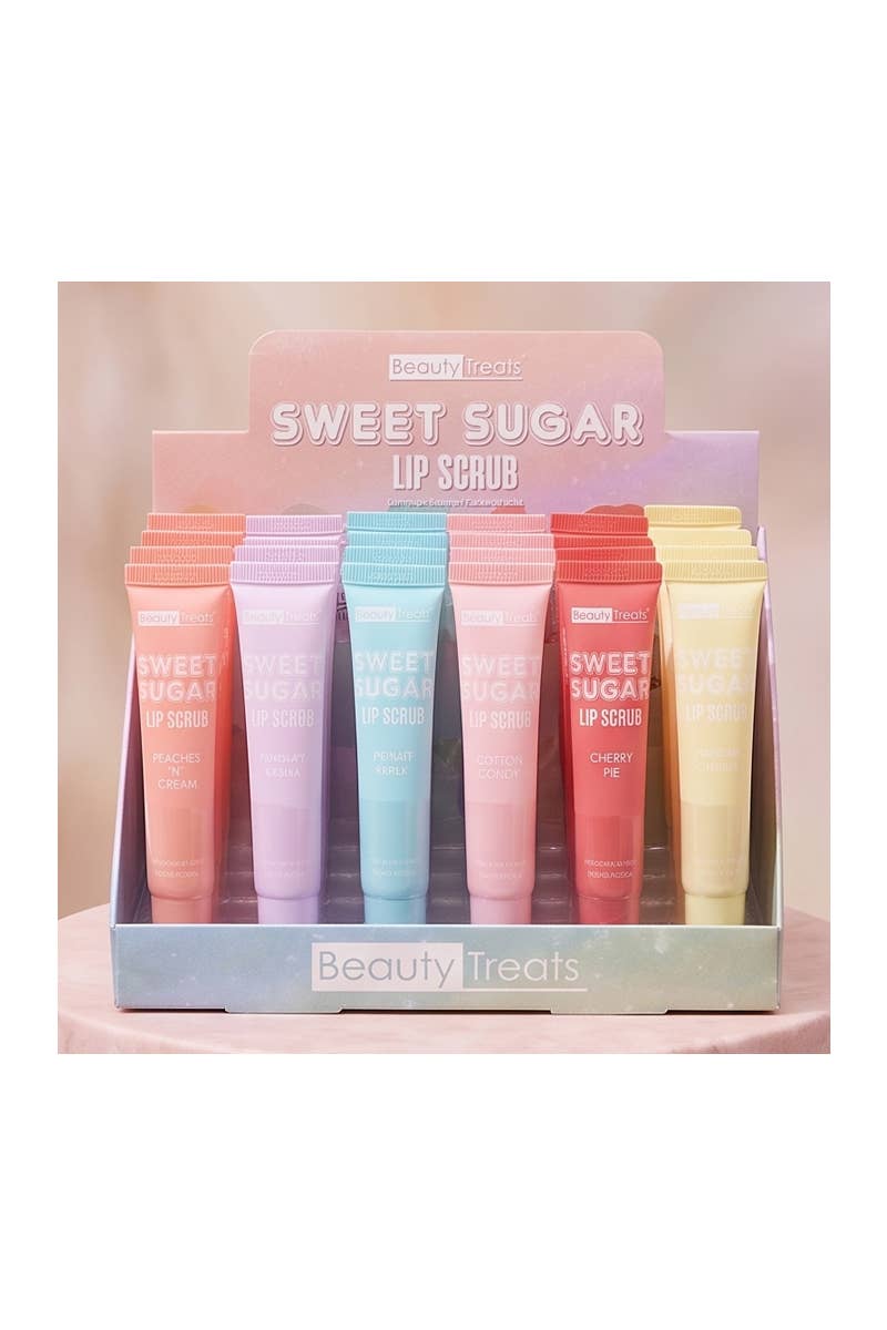 Beauty Treats 195 Sweet Sugar Lip Scrub - 24pc