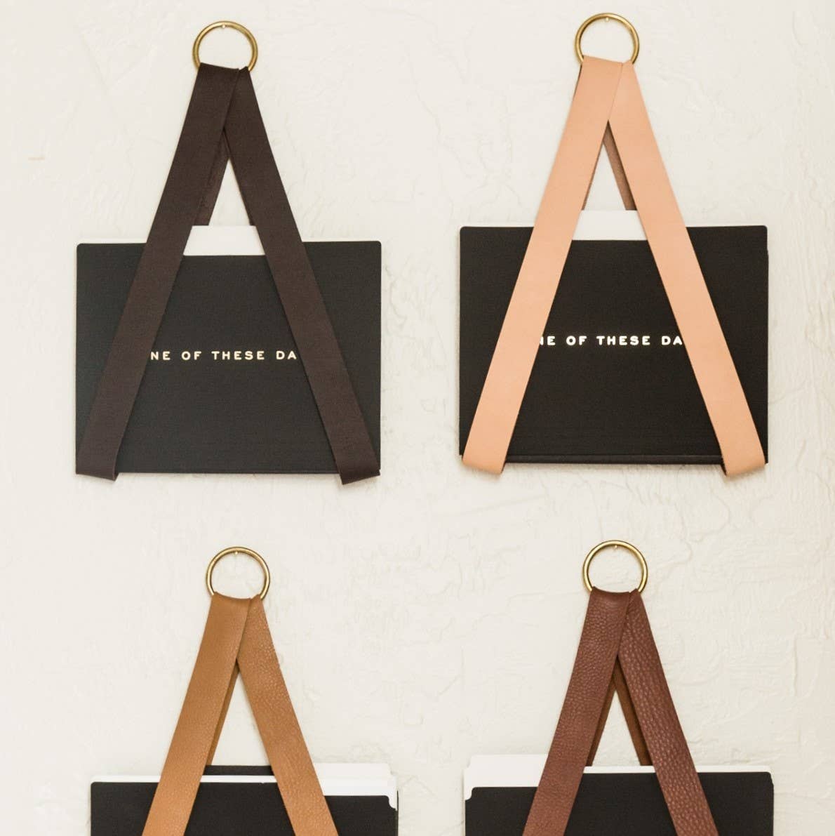 Leather Wall Mount Storage Hanger