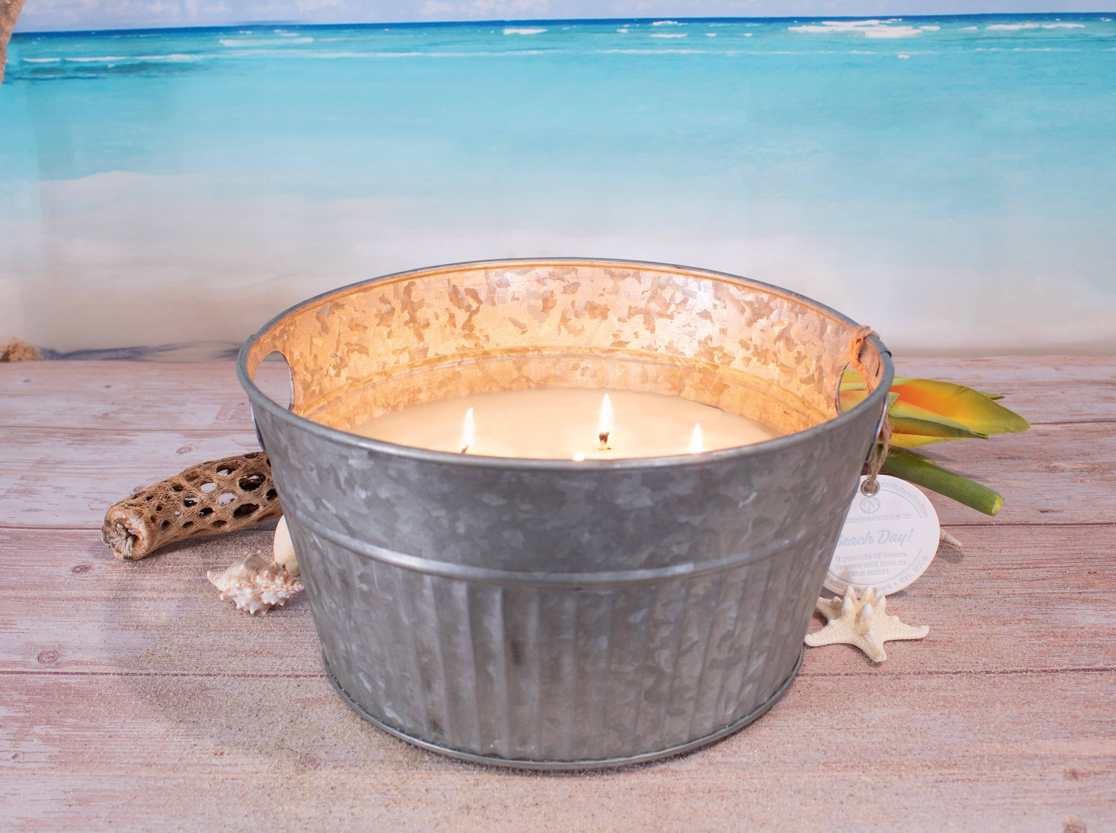 9lb Monster Candle: Saltwater Mist
