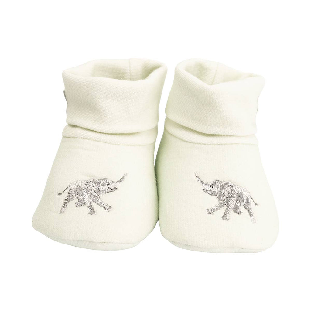 Little Wren Embroidered Booties Little Savannah