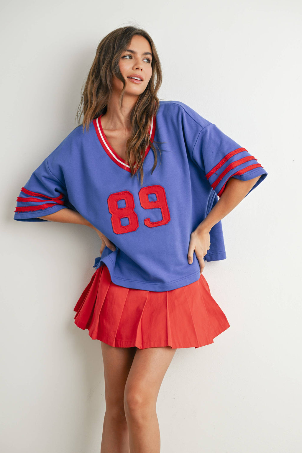Varsity Spirit Oversized Shirt - BMT7734