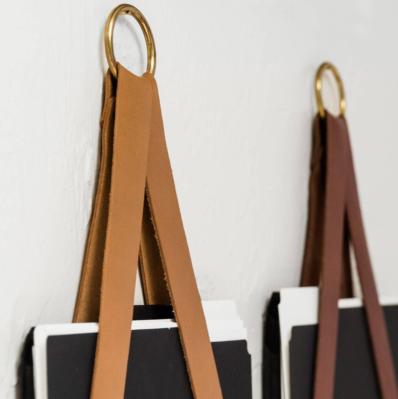 Leather Wall Mount Storage Hanger